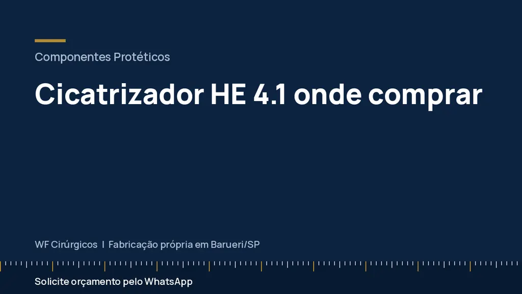 Cicatrizador HE 4.1 onde comprar — WF Cirúrgicos