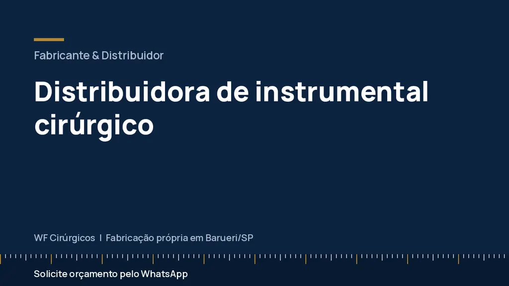 Distribuidora de instrumental cirúrgico — WF Cirúrgicos
