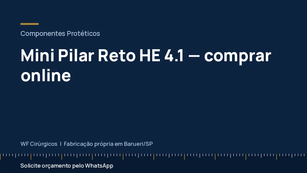 Mini Pilar Reto HE 4.1 — comprar online — WF Cirúrgicos