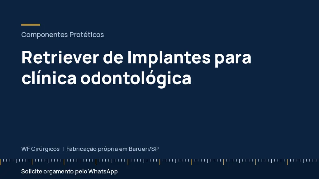 Retriever de Implantes para clínica odontológica — WF Cirúrgicos