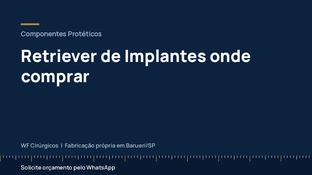 Retriever de Implantes onde comprar — WF Cirúrgicos