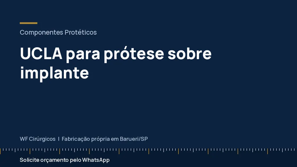 UCLA para prótese sobre implante — WF Cirúrgicos